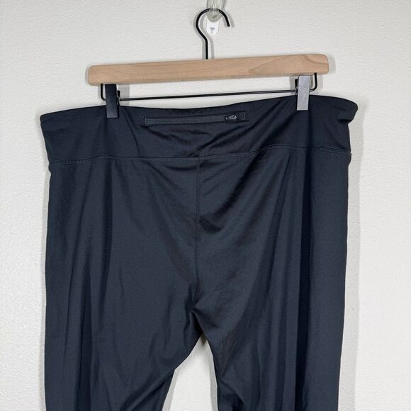 Nike Women's Essential Running Tights Plus Size 2X Black Stretch Pant 851637-011 - Picture 2 of 7